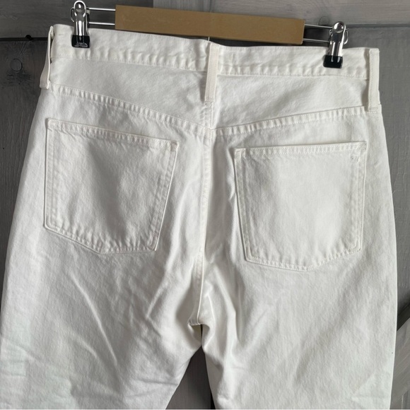 Madewell The Perfect Summer Jean‎ in Tile White: Destructed-Hem Edition 30 - Picture 9 of 11